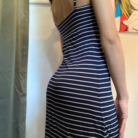 Long Stripped Sundress - Picture 3 of 5